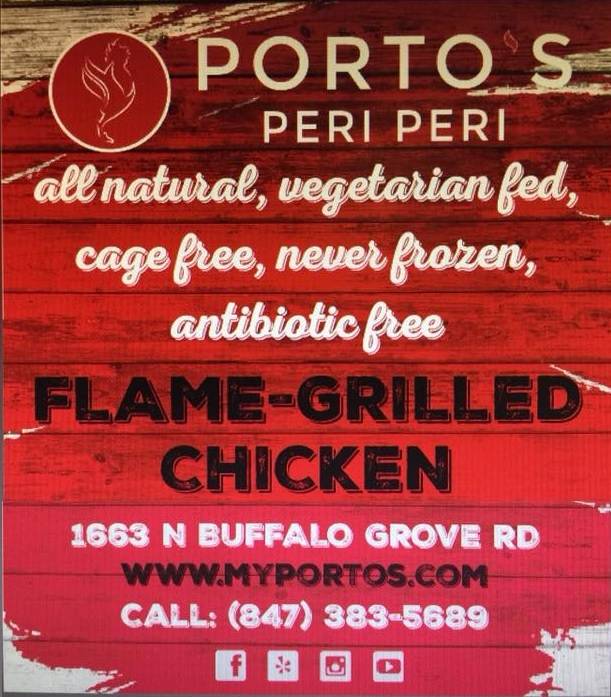 Portos Peri Peri | restaurant | 1663 N Buffalo Grove Rd, Buffalo Grove, IL 60089, USA | 8473835689 OR +1 847-383-5689