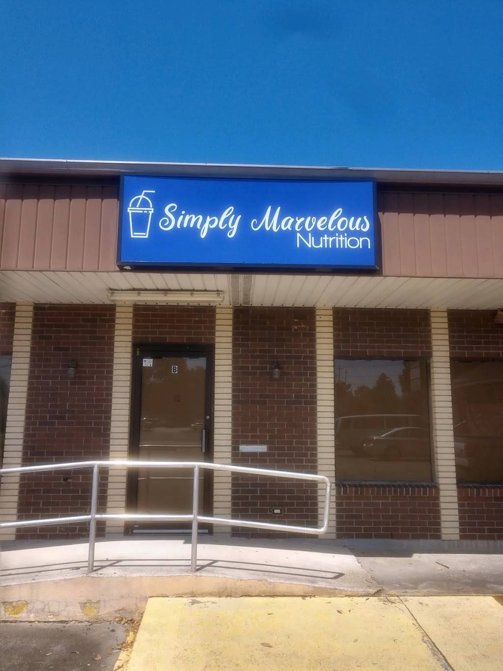 Simply Marvelous Nutrition | restaurant | 2820 Paris Rd Suite B, Chalmette, LA 70043, USA | 5043452268 OR +1 504-345-2268