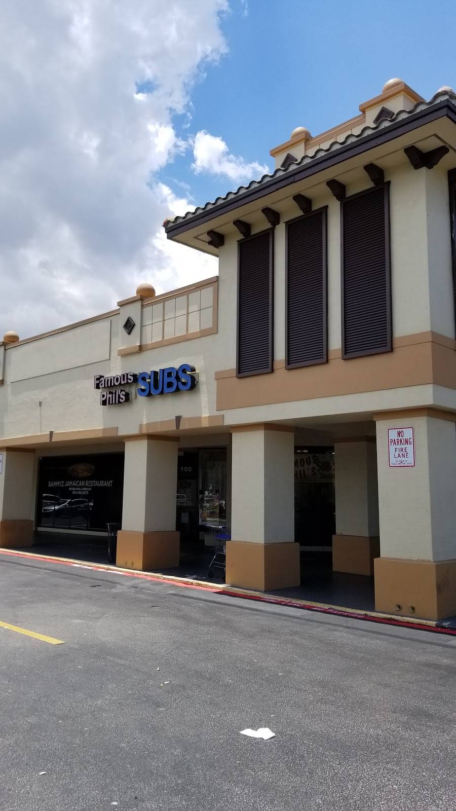 Famous Phils Sub Shop | meal takeaway | 107 FL-7, Plantation, FL 33317, USA | 9545873940 OR +1 954-587-3940