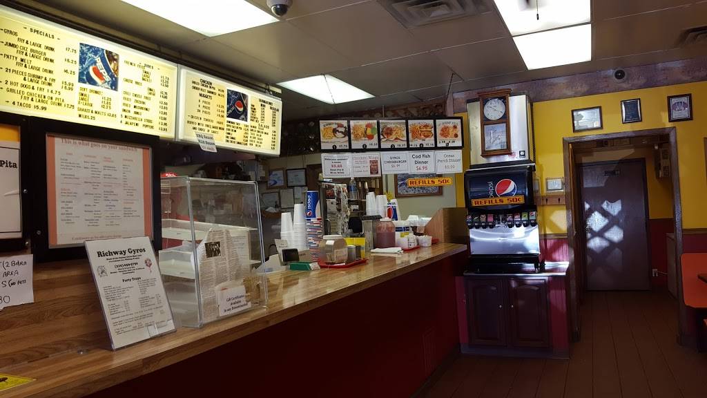 Richway Gyros | restaurant | 1714 Calumet Ave, Whiting, IN 46394, USA | 2196595790 OR +1 219-659-5790
