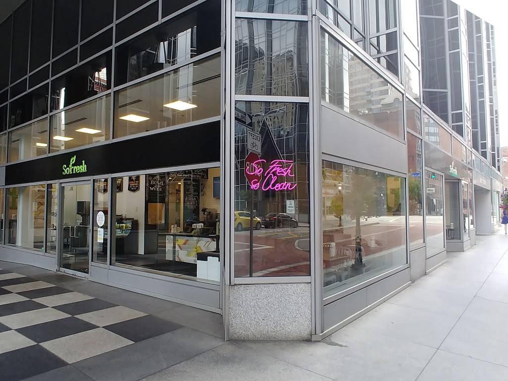 SoFresh Downtown Pittsburgh | restaurant | Five PPG Place, #100, Pittsburgh, PA 15222, USA | 4125867240 OR +1 412-586-7240