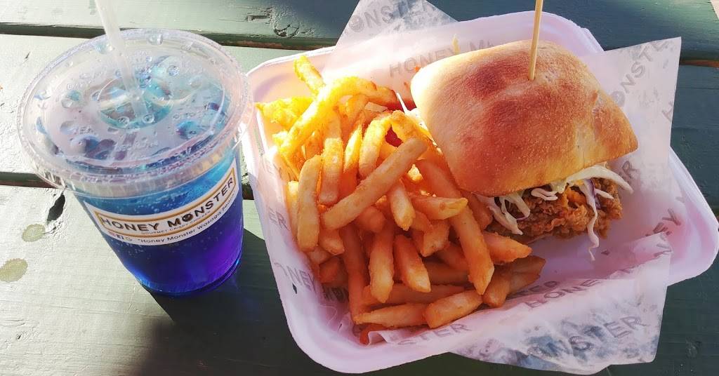 Honey Monster Gourmet Crispy Chicken | restaurant | 10 Main St #8, Wasaga Beach, ON L9Z 2K3, Canada | 4162687704 OR +1 416-268-7704