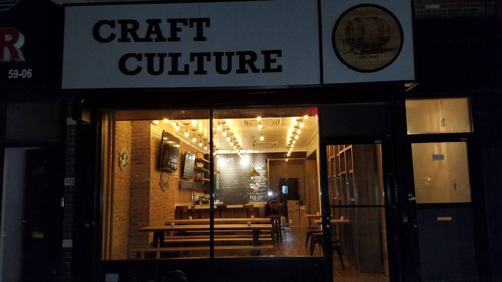 Craft Culture | restaurant | 59-04 Myrtle Ave, Ridgewood, NY 11385, USA | 7186283931 OR +1 718-628-3931