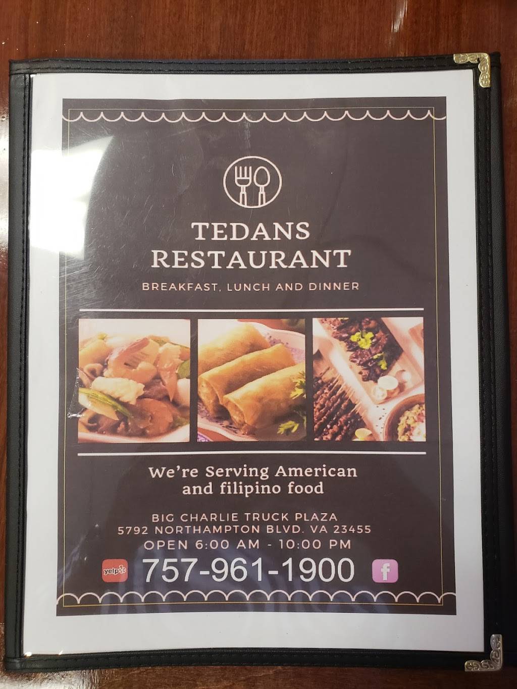 Tedans Restaurant | restaurant | 5792 Northampton Blvd, Virginia Beach, VA 23455, USA | 7579611900 OR +1 757-961-1900