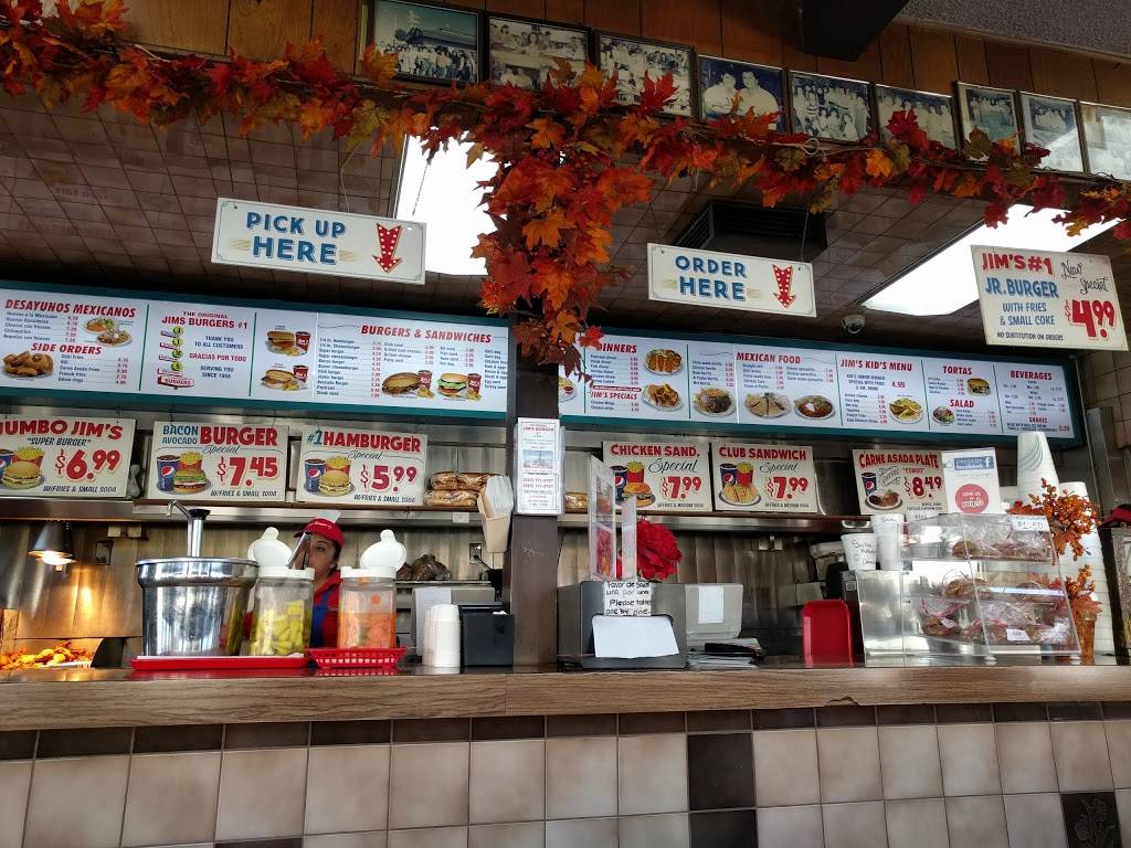 Jims Burgers | restaurant | 4660 Gage Ave, Bell, CA 90201, USA | 3237712727 OR +1 323-771-2727