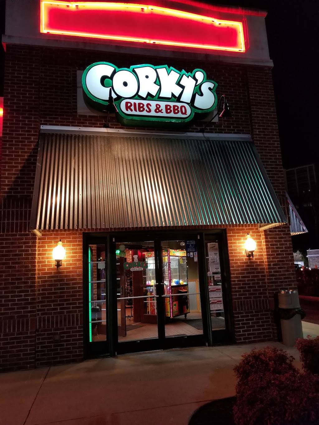 Corkys Ribs & BBQ | restaurant | 3584 Parkway, Pigeon Forge, TN 37863, USA | 8654537427 OR +1 865-453-7427