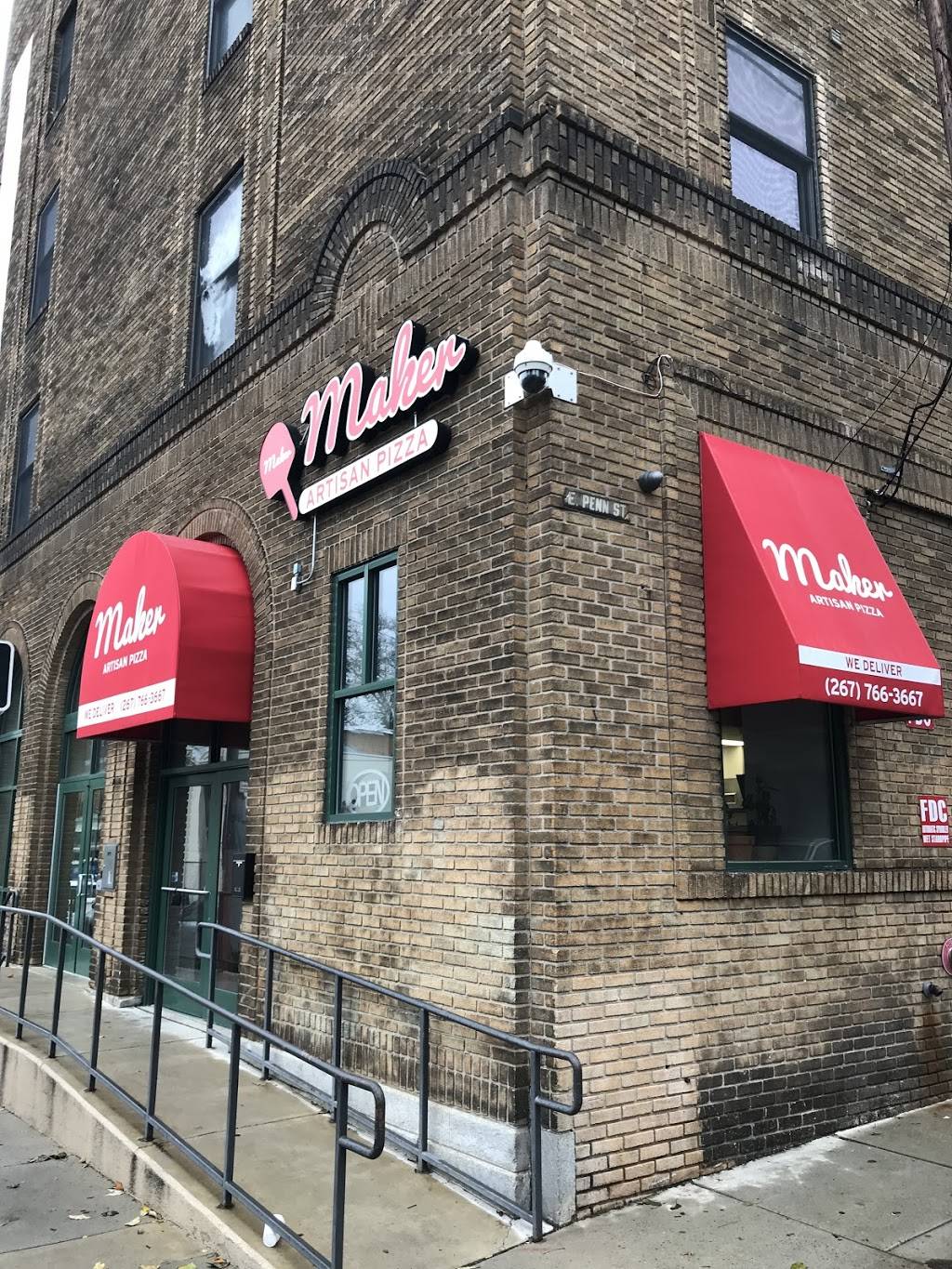 Maker Artisan Pizza | restaurant | 5301 Germantown Ave, Philadelphia, PA 19144, USA | 2677663667 OR +1 267-766-3667