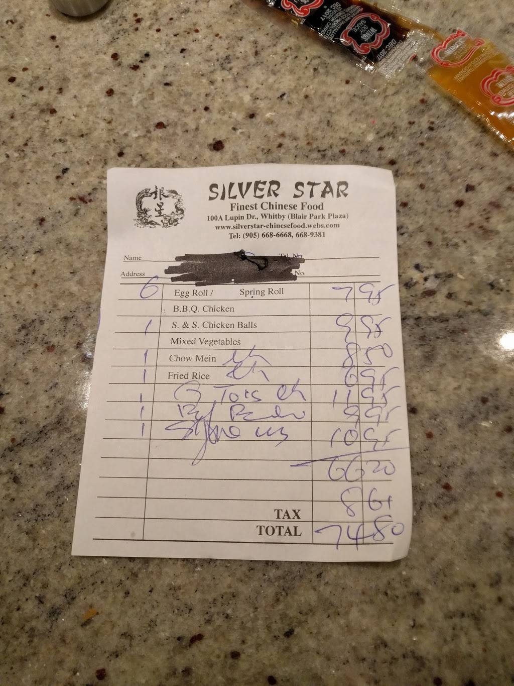 Silver Star Restaurant | restaurant | 100 Lupin Dr, Whitby, ON L1N 1X8, Canada | 9056686668 OR +1 905-668-6668