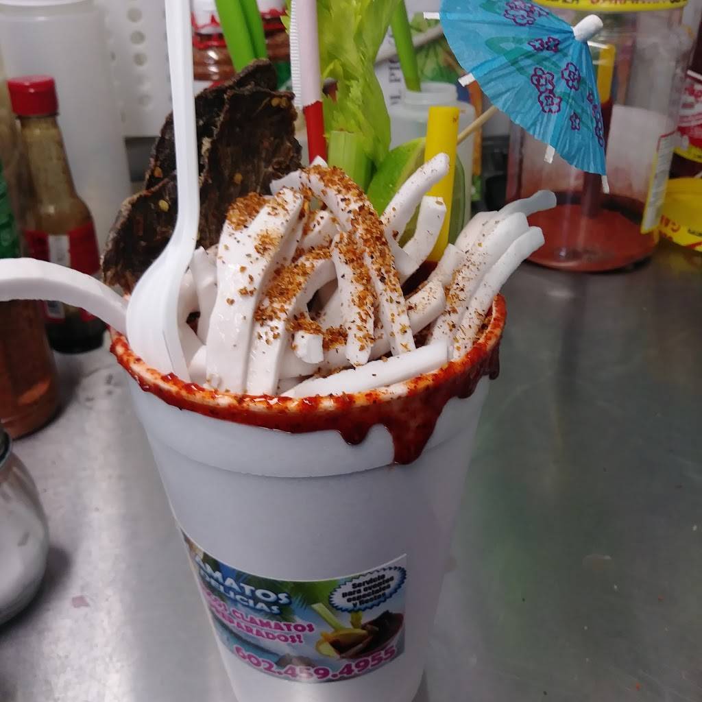 Clamatos Delicias | restaurant | 4098 N 35th Ave, Phoenix, AZ 85017, USA | 6024594955 OR +1 602-459-4955