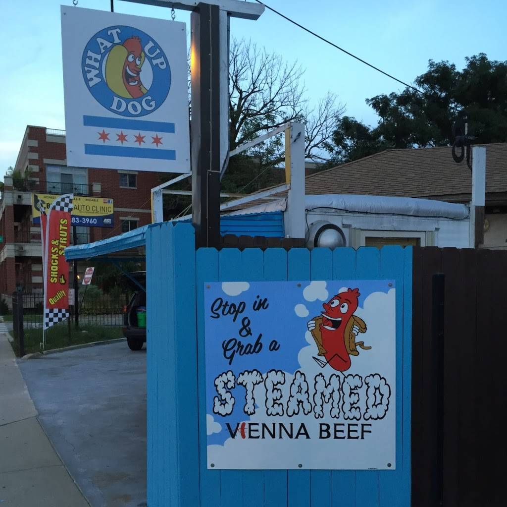 What Up Dog | meal takeaway | 4501 W Lawrence Ave, Chicago, IL 60630, USA | 7736471062 OR +1 773-647-1062