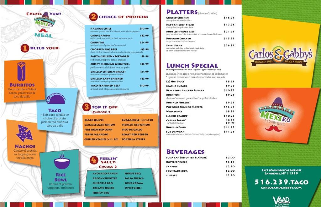 Mexikosher Lawrence | restaurant | 143 Washington Ave, Lawrence, NY 11559, USA | 5162398226 OR +1 516-239-8226