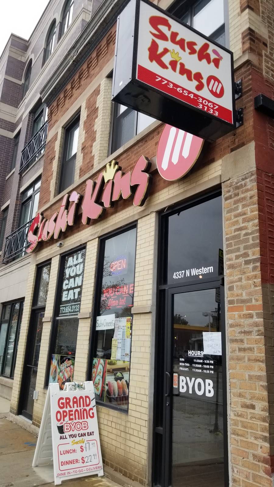 Sushi King 3 | restaurant | 4337 N Western Ave, Chicago, IL 60618, USA | 7736543133 OR +1 773-654-3133