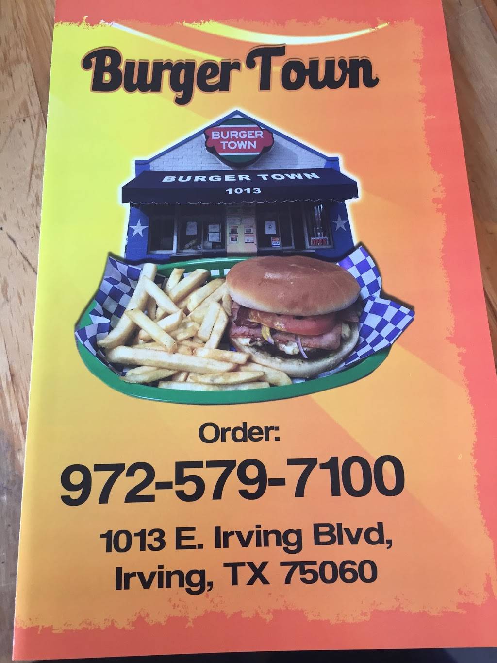 Burger Town | restaurant | 1013 E Irving Blvd, Irving, TX 75060, USA | 9725797100 OR +1 972-579-7100