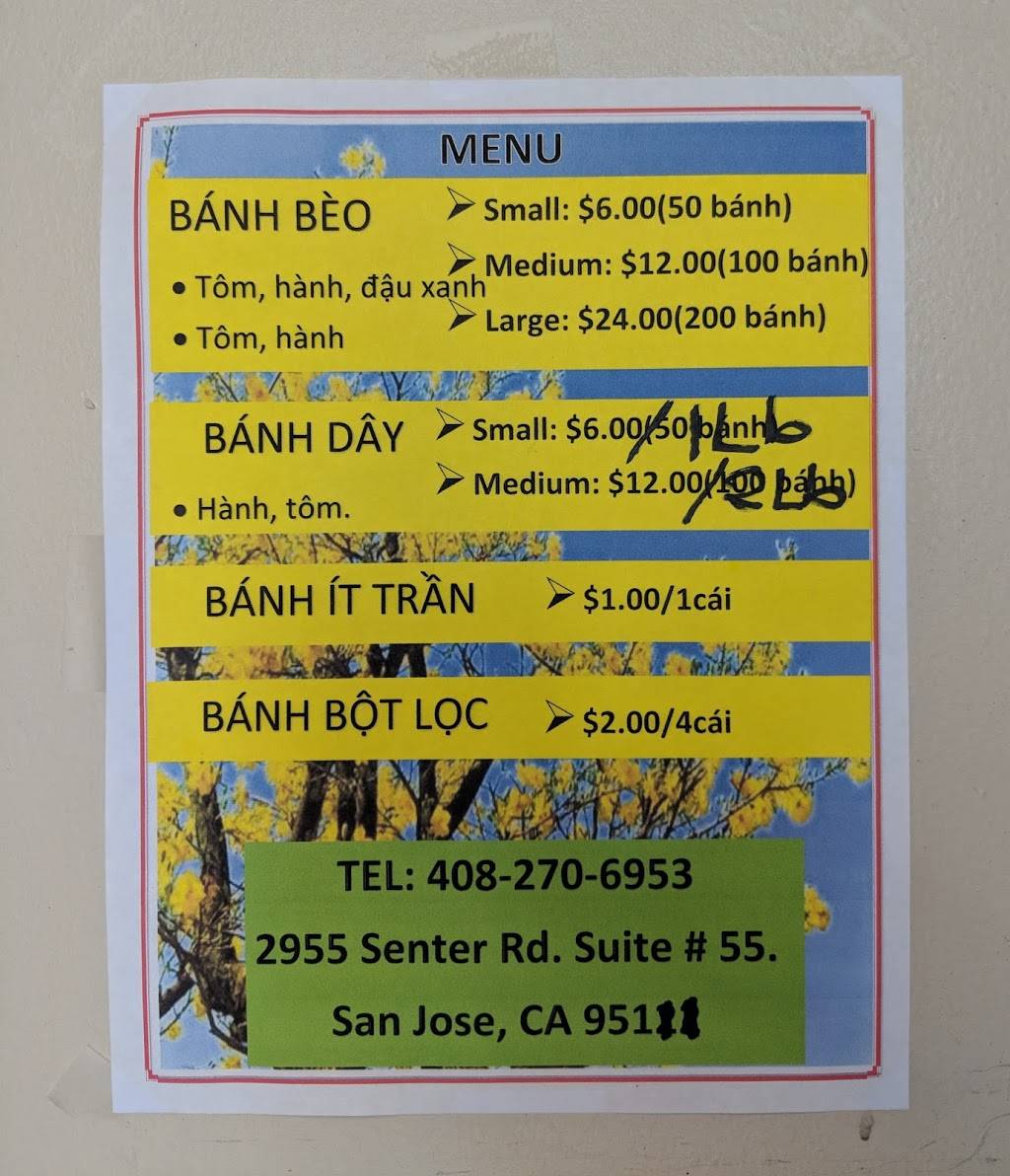 Banh Beo ToLan | restaurant | 2955 Senter Rd #55, San Jose, CA 95111, USA | 4082706953 OR +1 408-270-6953