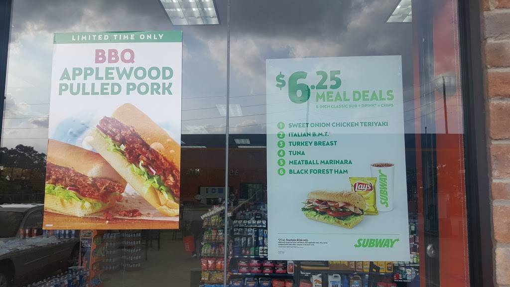 Subway | restaurant | 11602 Cutten Rd, Houston, TX 77066, USA | 2818660300 OR +1 281-866-0300