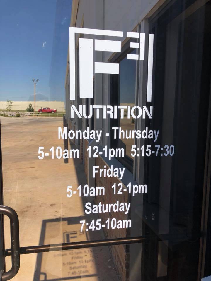 F3 Nutrition | restaurant | 14300 N Lincoln Blvd #110, Edmond, OK 73013, USA | 4055036601 OR +1 405-503-6601