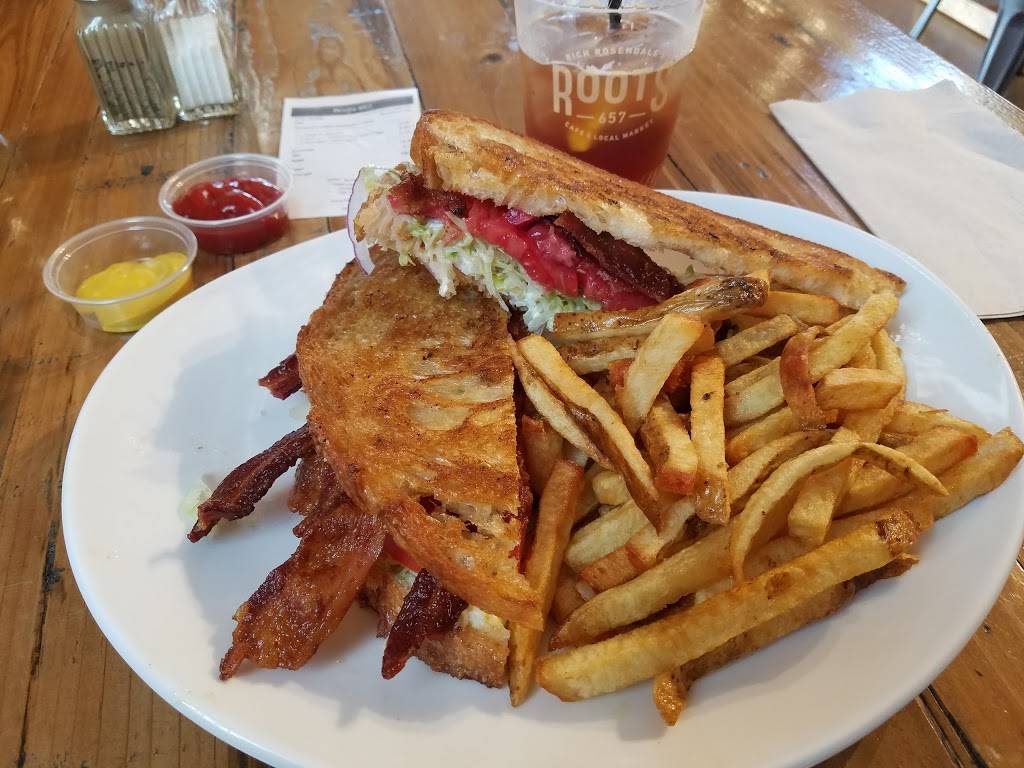 Roots 657 Cafe and Local Market | restaurant | 42301 Spinks Ferry Rd, Leesburg, VA 20176, USA | 7037799657 OR +1 703-779-9657