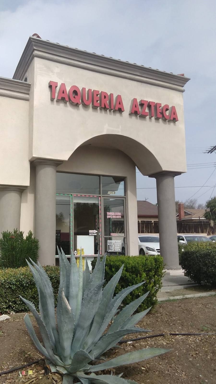 Taqueria Azteca | restaurant | 5959 Arlington Ave # E, Riverside, CA 92504, USA | 9515093670 OR +1 951-509-3670