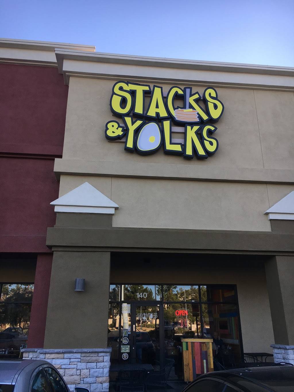 Stacks and Yolks | restaurant | 7150 S Durango Dr #140, Las Vegas, NV 89113, USA | 7022600535 OR +1 702-260-0535