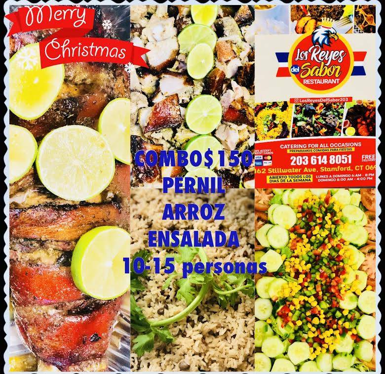 Los Reyes Del Sabor Latino | restaurant | 162 Stillwater Ave, Stamford, CT 06902, USA | 2036148051 OR +1 203-614-8051