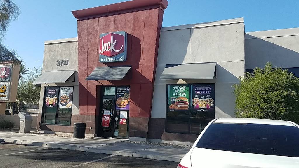 Jack in the Box | restaurant | 2711 S 40th St, Phoenix, AZ 85034, USA | 6024370706 OR +1 602-437-0706