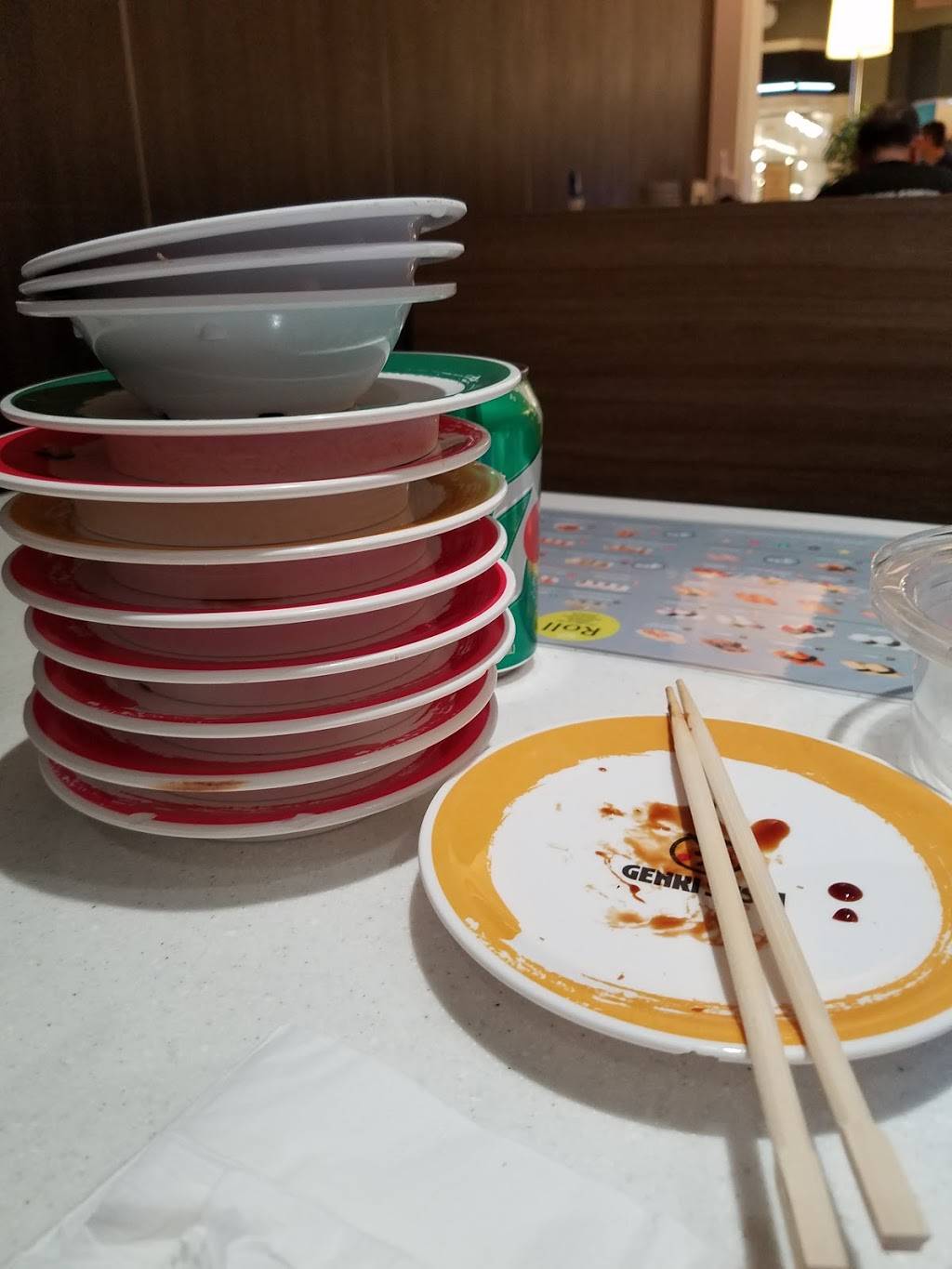 Genki Sushi | restaurant | 3928 Factoria Square Mall S.E. #B04, Mall, Bellevue, WA 98006, USA | 4257477330 OR +1 425-747-7330