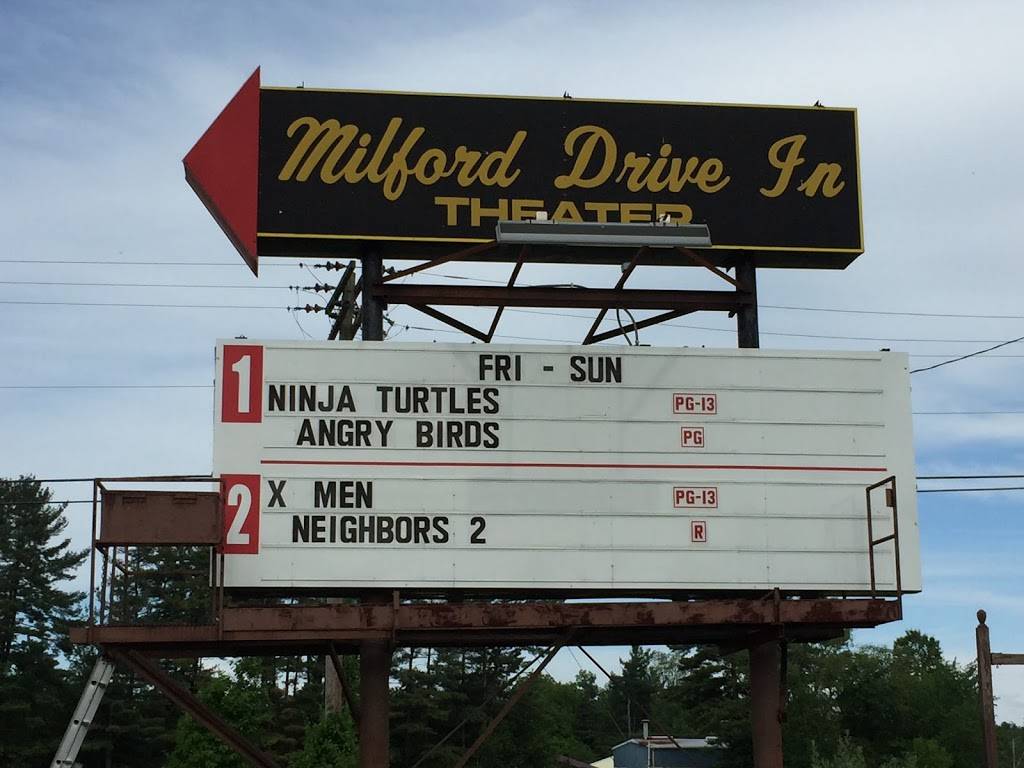 Milford Drive-In Theater | restaurant | 531 Elm St, Milford, NH 03055, USA | 6036734090 OR +1 603-673-4090