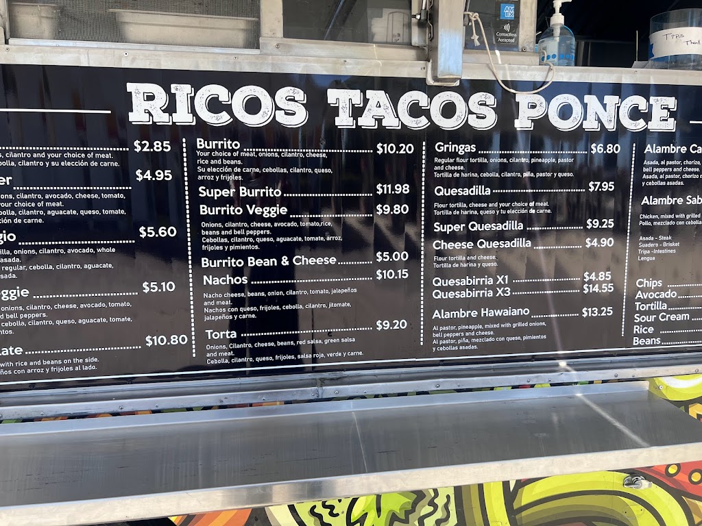 Ricos Tacos Ponce | restaurant | 5696 Stevens Creek Blvd, Cupertino, CA 95014, USA | 4084490227 OR +1 408-449-0227