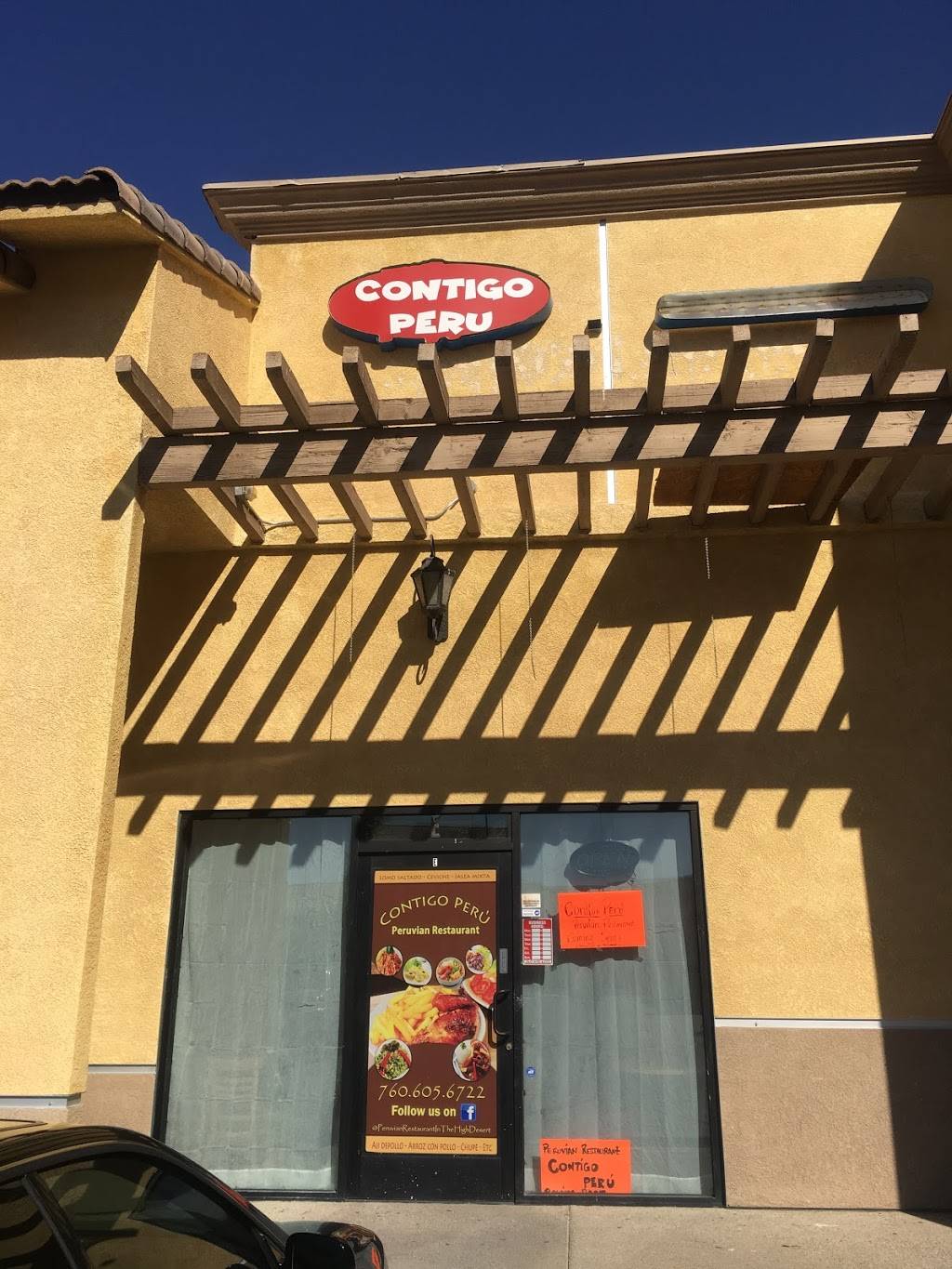 Contigo Peru | restaurant | 14845 Monarch Blvd, Victorville, CA 92395, USA | 7606056722 OR +1 760-605-6722