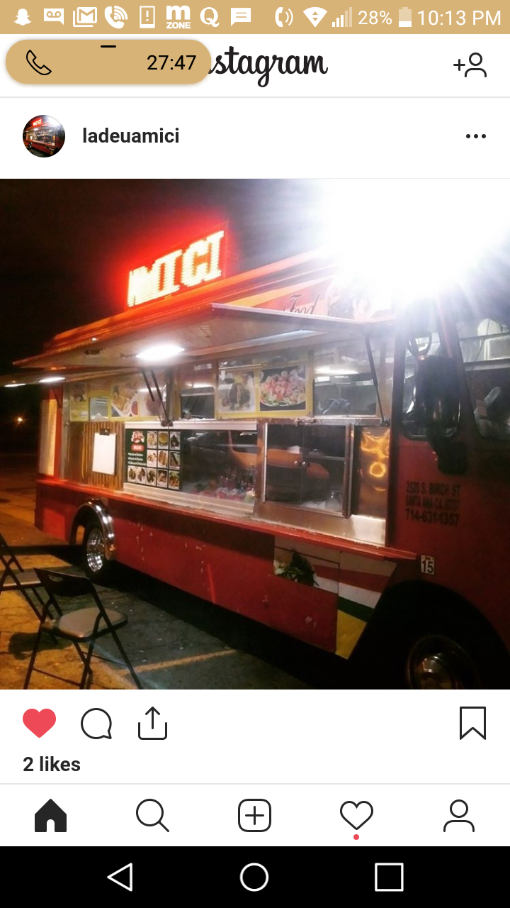 La Deu Amici | restaurant | 2300-2498 S Birch St, Santa Ana, CA 92704, USA | 9492789884 OR +1 949-278-9884