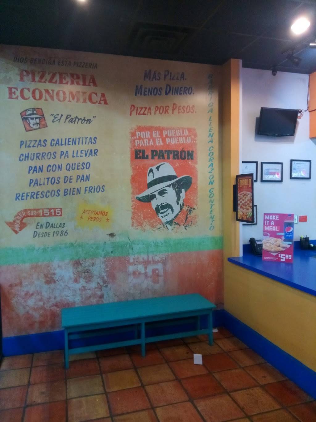 Pizza Patron | meal takeaway | 9794 Forest Ln, Dallas, TX 75243, USA | 2143489191 OR +1 214-348-9191