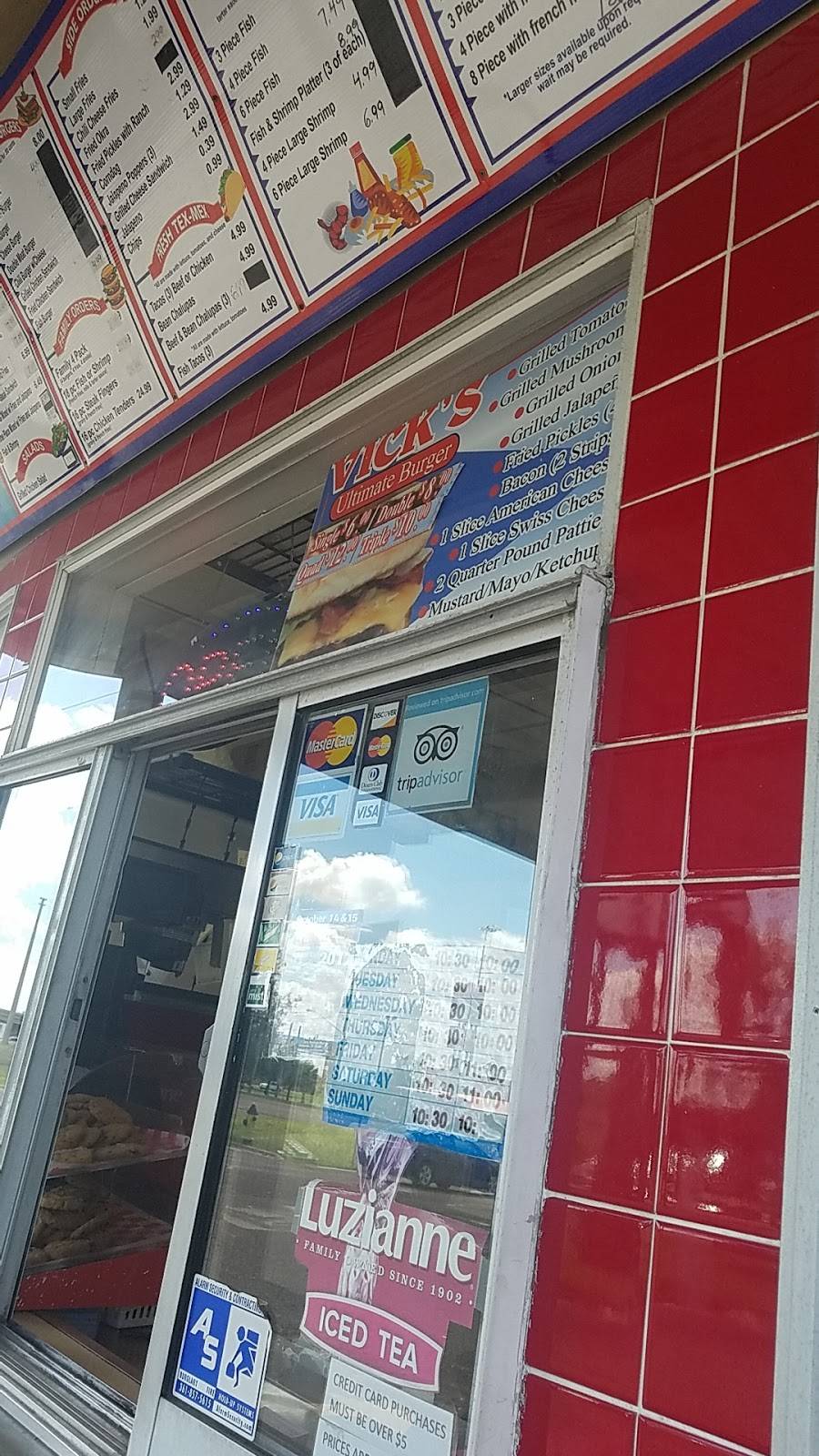 Vicks Famous Hamburgers | restaurant | 4989 Ayers St, Corpus Christi, TX 78415, USA | 3618519099 OR +1 361-851-9099