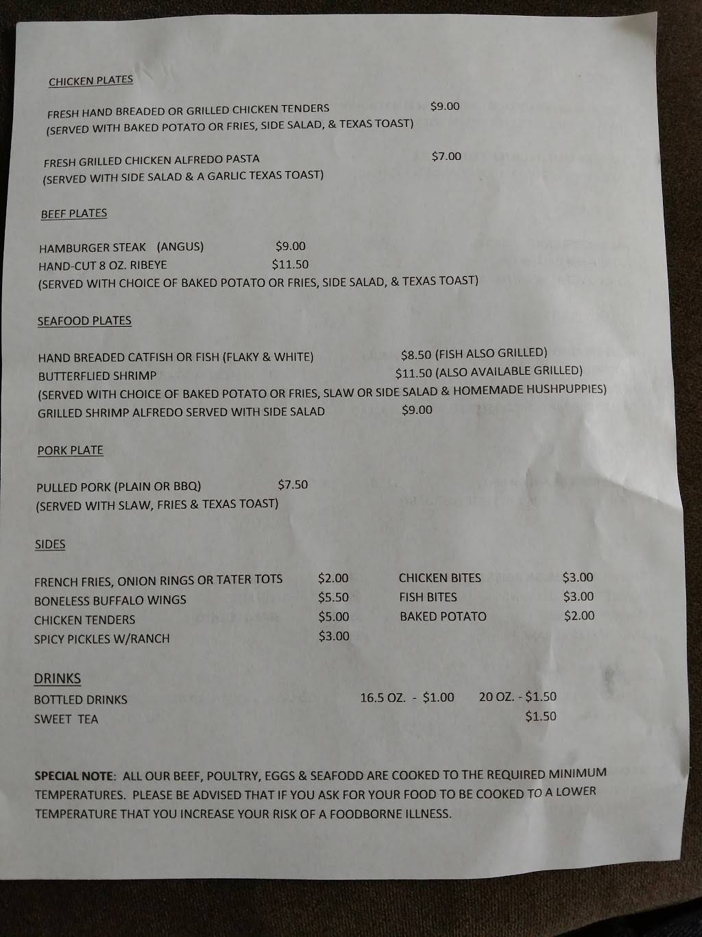 Fat Chunks & Daves Restaurant | restaurant | 31802 TN-108 Scenic, Gruetli-Laager, TN 37339, USA | 9317794080 OR +1 931-779-4080