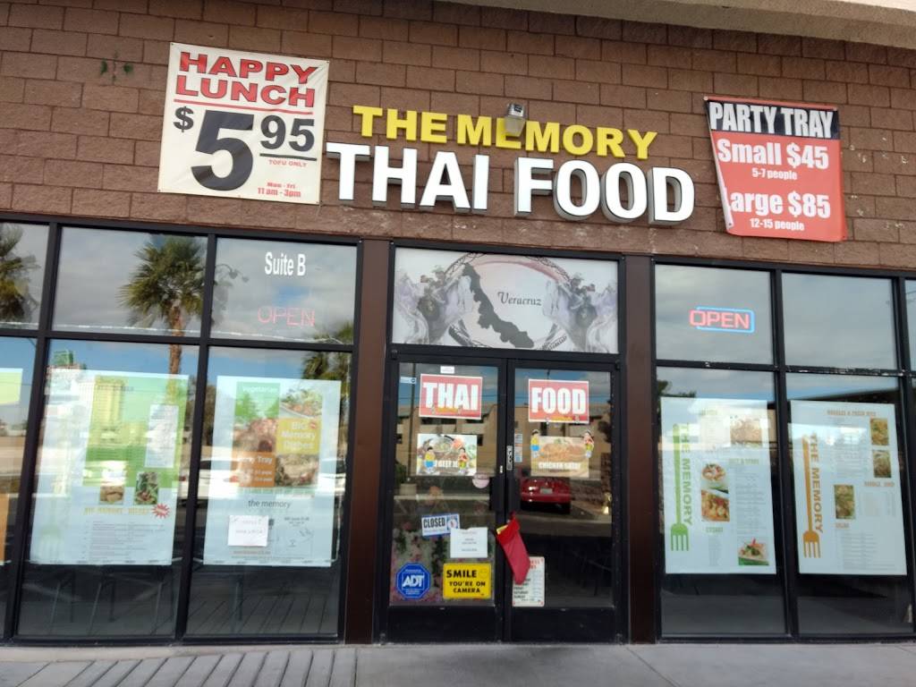 The Memory Thai (Asian) Restaurant | restaurant | 4005 E Desert Inn Rd, Las Vegas, NV 89121, USA | 7029107050 OR +1 702-910-7050