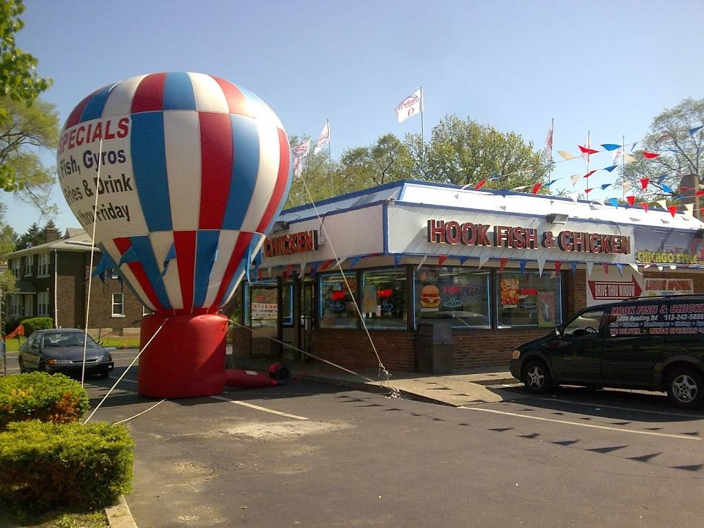 Hook Fish & Chicken | restaurant | 5000 Reading Rd, Cincinnati, OH 45237, USA | 5132425888 OR +1 513-242-5888