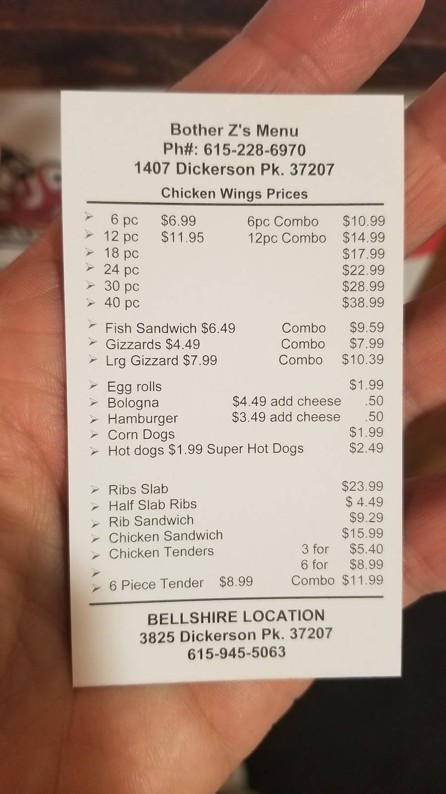 Brother Zs Wang Shack | restaurant | 3825 Dickerson Pike, Nashville, TN 37207, USA | 6159425063 OR +1 615-942-5063