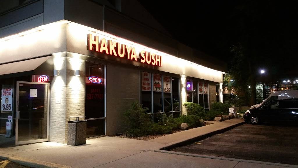 Hakuya Sushi | restaurant | 3706, 161 W Dundee Rd, Buffalo Grove, IL 60089, USA | 8475377707 OR +1 847-537-7707