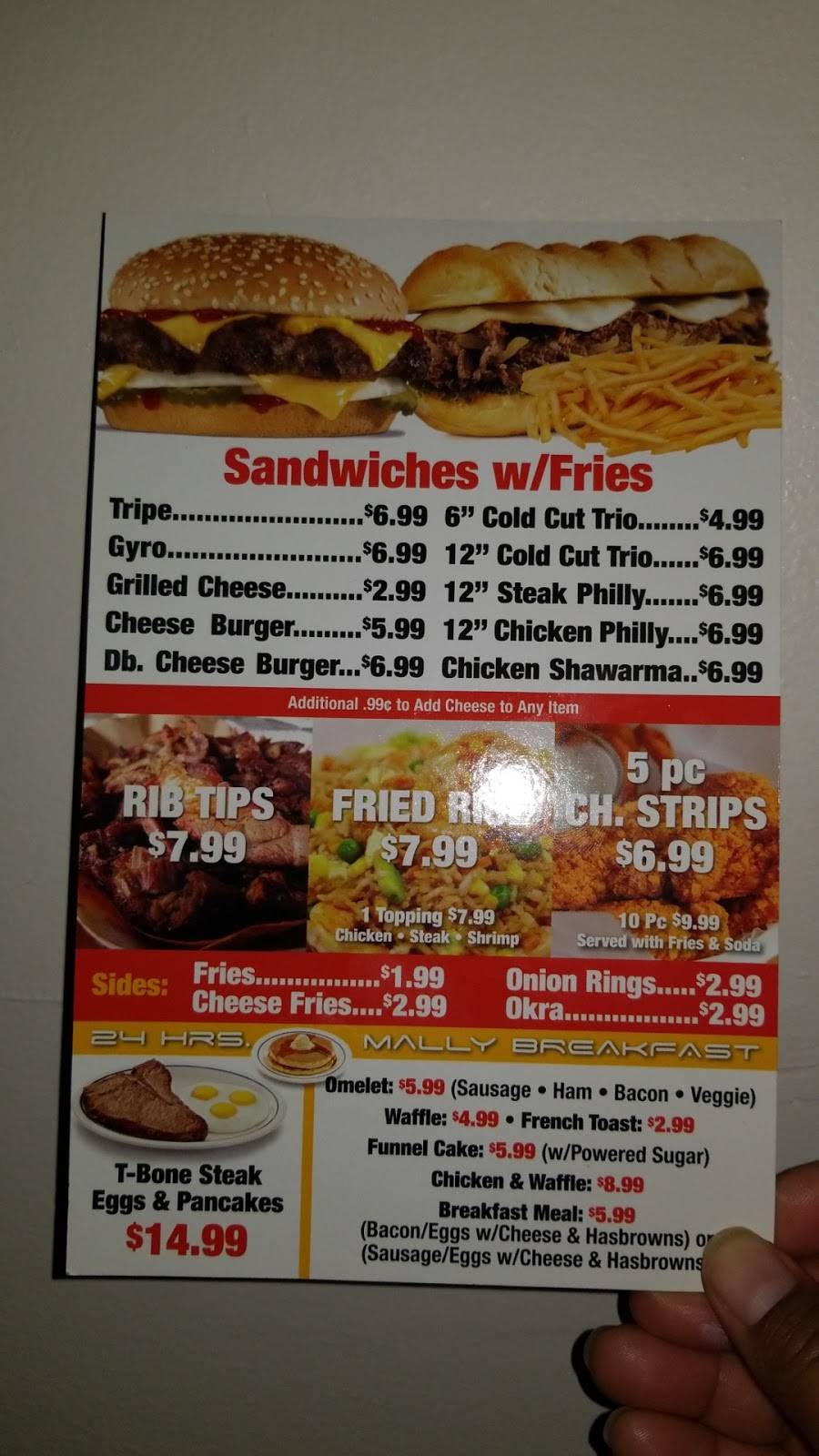 Mallys | restaurant | 2800 N Florissant Ave, St. Louis, MO 63107, USA | 3148333573 OR +1 314-833-3573