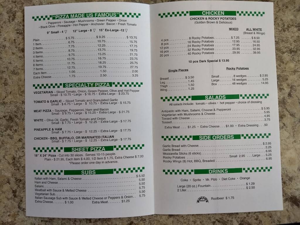 Roccos Pizza Shop - Graham Road | restaurant | 973 Graham Rd, Cuyahoga Falls, OH 44221, USA | 3309201111 OR +1 330-920-1111