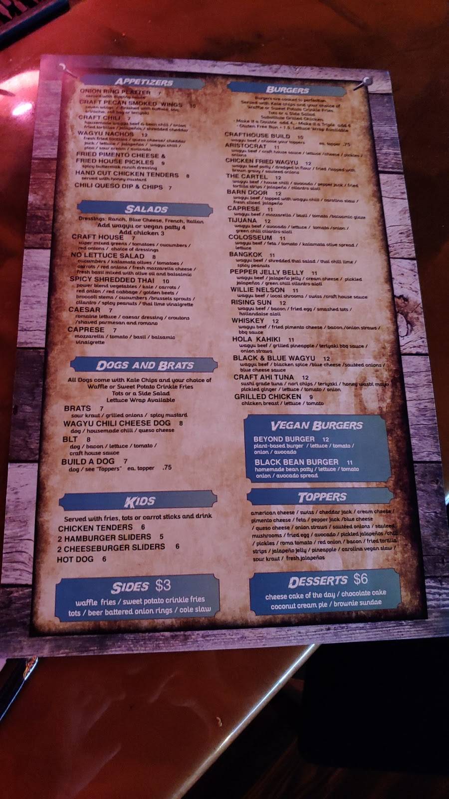 Craft Burger Bar | restaurant | 2947 Shore Dr, Virginia Beach, VA 23451, USA | 7575245449 OR +1 757-524-5449