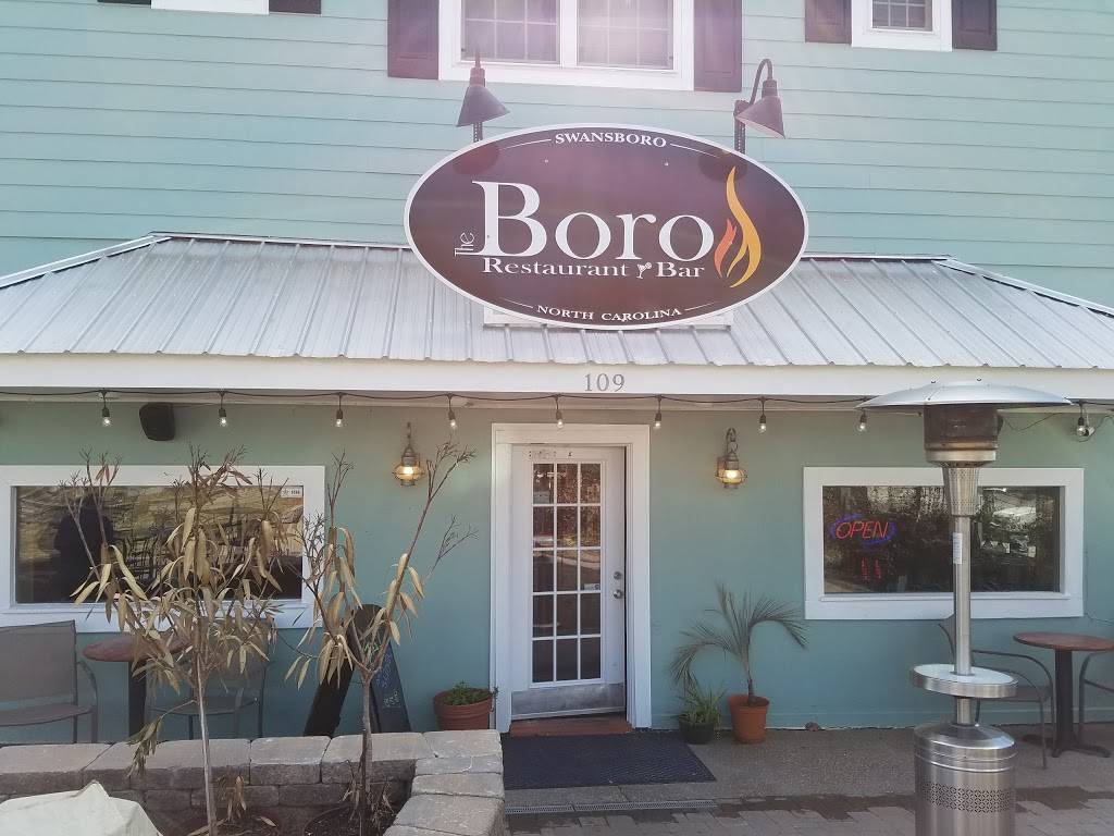 The Boro Restaurant & Bar | restaurant | 109 Front St, Swansboro, NC 28584, USA | 9103250502 OR +1 910-325-0502