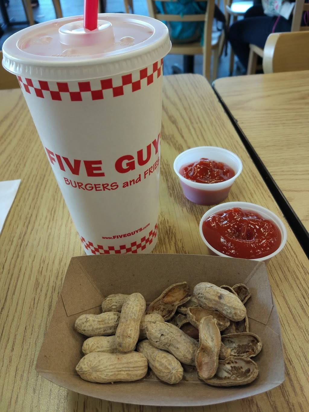 Five Guys | meal takeaway | 4065 S Maryland Pkwy, Las Vegas, NV 89119, USA | 7028920003 OR +1 702-892-0003