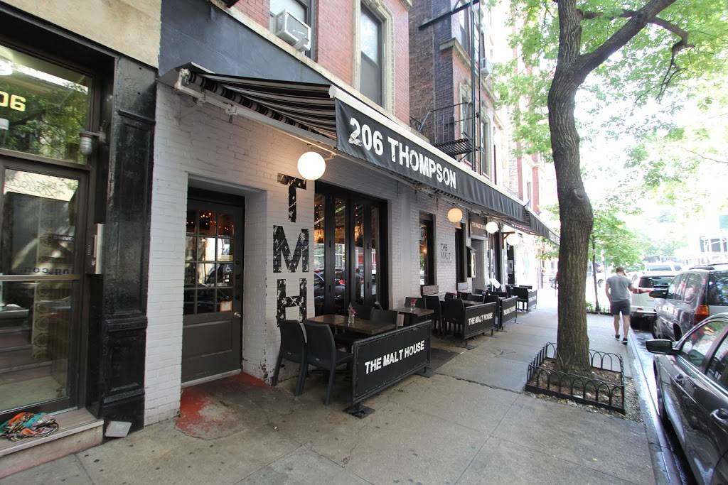 The Malt House | restaurant | 206 Thompson St, New York, NY 10012, USA | 2122287713 OR +1 212-228-7713