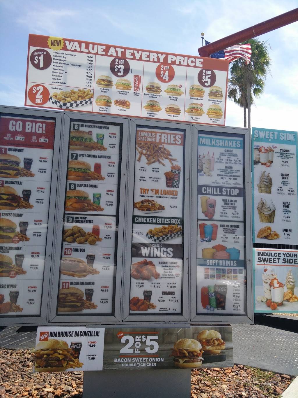 Checkers | restaurant | 8080 NW 7th Ave, Miami, FL 33150, USA | 3056932512 OR +1 305-693-2512