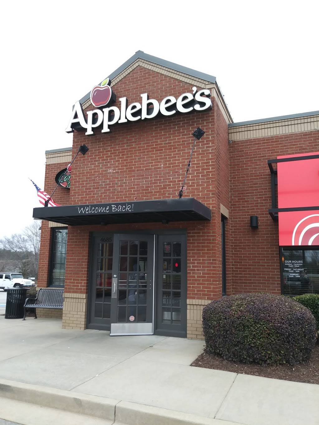 Applebees Grill + Bar | restaurant | 4685 Nelson Brogdon Blvd, Sugar Hill, GA 30518, USA | 6784820502 OR +1 678-482-0502