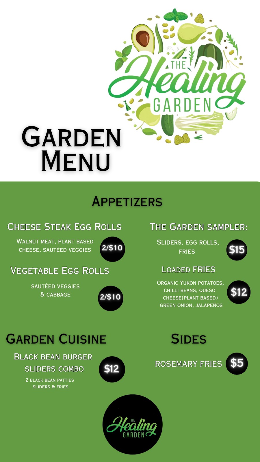 The Healing Garden | restaurant | 311 Gallatin Ave, Nashville, TN 37206, USA | 6156497772 OR +1 615-649-7772