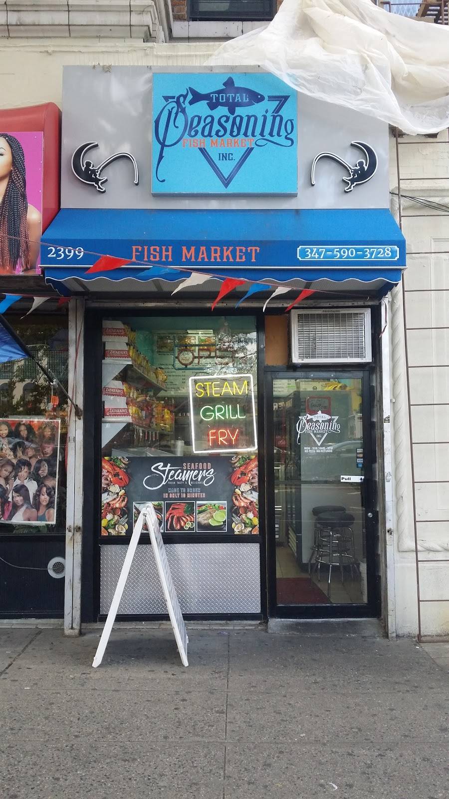 Total Seasoning Fish Market Inc. | restaurant | 2395 Gd Concourse, The Bronx, NY 10468, USA | 3475903728 OR +1 347-590-3728
