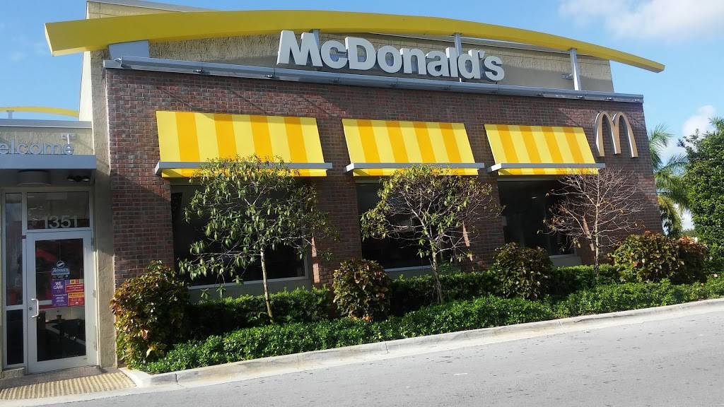 McDonalds | cafe | 1351 S University Dr, Plantation, FL 33324, USA | 9544750289 OR +1 954-475-0289