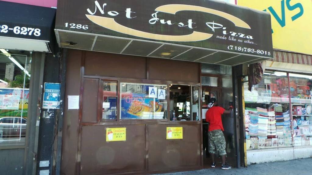 Not Just Pizza | restaurant | 1286 Fulton St, Brooklyn, NY 11216, USA | 7187838015 OR +1 718-783-8015