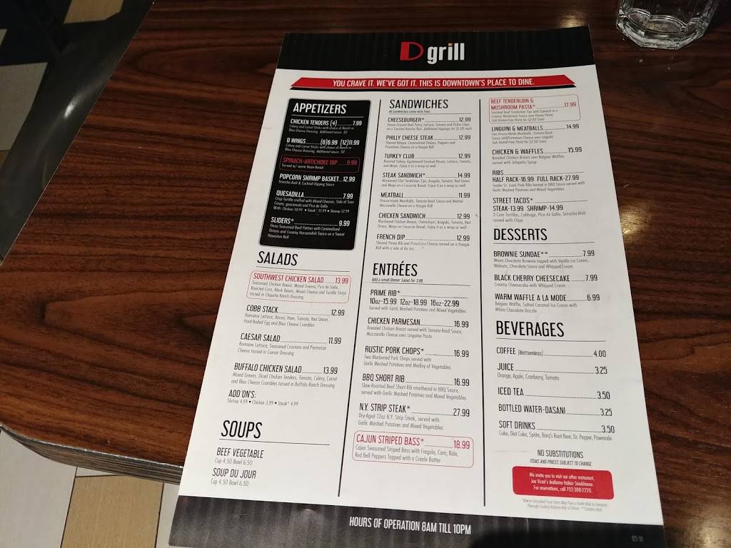 The D Grill | restaurant | 301 Fremont St, Las Vegas, NV 89101, USA | 7023882400 OR +1 702-388-2400